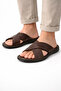 Kr.97 Anatomical Sole Inside and Outside Genuine Leather Men's Slippers - 3