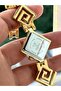 Clamp Steel Strap Bridal Engagement Wedding Small Case Ladies Wristwatch - 6