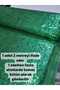 3mm Sequin Fabric for Clothing, Shalwar, Tablecloth, Cushion, Etc. Suitable for Operations Emerald Green 200 X 140)