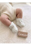 Knitted Baby Booties Newborn Gift Ecru