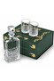 The Gentlemen's Reserve Clear Glass Whiskey Set