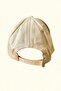 Pineapple Motif Embroidered Beige Color Cap Hat - 3