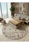 Non-Slip Based Carpet Runner Living Room Hallway Kitchen Bedroom Carpet Apartment 3012 Beige - 4