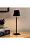 Levin Led Cordless Mini Table Lamp 5w Touch Dimmer Rechargeable Usb Type-c 13x28cm - Black - 2