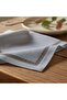 Greeky Embroidered 6 Piece Napkin Set 45x45cm - Beige - 2