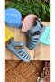 S10271 Tobby Sollid Baby & Kids Ocean Blue Sandals - 7