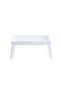 Almora Sofa Tray With Foldable Legs 30x20.8x18.5cm- White - 7