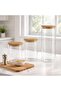Lukas 3-piece Glass Jar Set -clear
