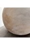 Zeril Stoneware Decor Ball With Gold Finish 11.5x11.5x10.5cm - Beige - 2