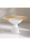 Liya Glass Footed Bowl Dia24x13cm -white & Beige - 4
