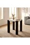 Hebert End Table Marble - Natural & Walnut - 2