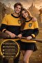 Harry Potter Hufflepuff Quidditch Sweater Licensed Yellow Black Knitted Sweatshirt Unisex - Size m