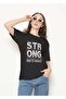 Strong Regular Molded Black T-Shirt - 7