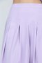Solid Midi Pleated Skirt - 4