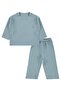 Teddy Bear Printed 6-18 Months Set - Blue 9-12 Months - 2