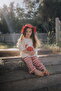 Red and White Plaid Patterned Muslin Pants for Girls, Boys, and Children – Soft Fabric, Comfortable Fit - 5