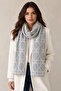 Cannage Patterned Knitwear Scarf