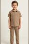 Boy's Short Sleeve Striped Shirt - 3