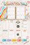 12-Month Non-Periodic Planner Agenda 17X24 cm |   Undated Monthly and Weekly Planning |   School Motivation Sheet with Habits and Goal Tracking |   4 Sheets of Stickers as a Gift |   Undated Planner Agenda - 204 Pages - 7