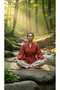 Wellness 100% Cotton 4-Layer Muslin Kimono – Yoga, Spa, Beach, and Daily Use
