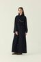 Lace Detailed Denim Dress Black - 3