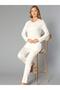 Long Sleeve Pajama Set Viscose Soft Fabric Women's Comfortable Home Wear 89-121 - 2