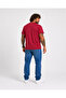 Men's Oversize Crew Neck T-Shirt Fortoday 26133 Bordo - 2