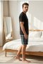 Erkek Şortlu Pijama Takımı - 2