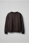 Men's Oversize Crew Neck Basic Sweatshirt Brown