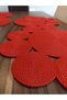 Red Color Runner / Tablecloth / Living Room / Console / Coffee Table Cover / Christmas Decorative Runner (105X34) - 6