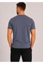 Men's Soft Smoked Cotton V-Neck Short Sleeve T-Shirt-D804 - 3