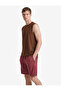 Straight Fit Pocketed Drawstring Waist Sports Shorts