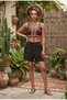 Viscose Fabric Comfortable Fit Bohemian Elastic Waist Women's Shorts