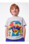 Superman Can Fly Printed T-Shirt for Ages 2-5 - Gray