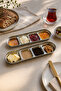 4-Compartment Stainless Steel Presentation Container – Sauce Bowl & Breakfast Snack Bowl |   Jam Bowl & Sauce Bowl Serving Plate - 4