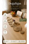 Natural Jute Straw Runner, 100x30cm, Handmade Jute Rope Living Room Coffee Table Cloth, Kitchen Table Cloth, Ranır - 3