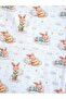 100% Cotton Muslin 3-Piece Sweat Cloth 50X50 cm – Sleepy Rabbit Patterned |   Junior Bunnies - 4
