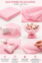 Colored Pelur Paper Light Pink 50X70 cm 10 Pieces - 2