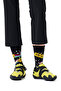 جوارب Happy Socks للرجال من القطن بنمط حرب النجوم باللون الأسود P002885 - 2