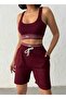 Women's Modal Bustier and High Waist Shorts Sports Set - 3
