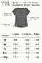 Women's Plus Size Lycra Crew Neck Crashed Fabric Patterned Short Sleeve Mom T-Shirt Combed Cotton Blouse - 7