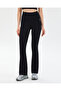 W Basic Flare Legging للنساء، سروال ضيق أسود S2510201-3817