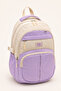 6 Compartment Lined Backpack with Back Support for Teenager Adult Girls and Women Lilac Primary Middle High School College School Bag - 2