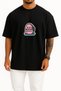 Oversized Mental Health Is My Happy Place Chest Printed Unisex T-Shirt