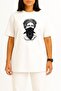 Oversized Mythological Greek God Chest Printed Unisex T-Shirt - 2