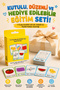 My Baby's First Words Turkish - English First Step Flash Cards My First Words Word Cards 1-3 Years Old Bilingual Early Learning Intelligence Training Cards Language Development Animal Color Object Fruit Vehicle Set - 8