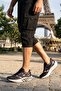 Black-Gold Lightweight Flexible Men's Running, Walking and Sports Shoes Space m - 5
