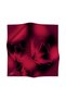 100% Twill Silk Floral Patterned Burgundy Colored 90X90 Scarf Sewing Shape: Hand Sewing - 8