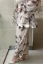 Patterned Chiffon Trousers - 3