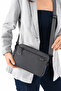 Unisex 4-Compartment Parachute Fabric Adjustable Crossbody Bag Si-6012 Dark Gray - 2